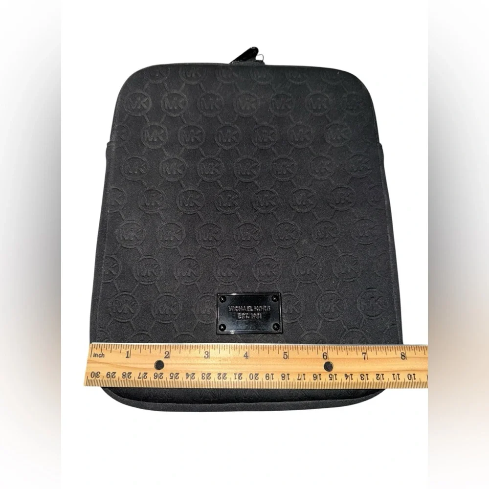 Michael Kors Black Embossed‎ Logo iPad Sleeve Cover